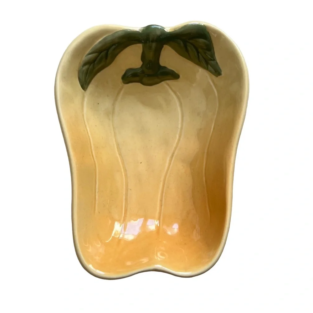 𝅺Williams Sonoma Pepper Squash Dip Dish Jardin Potager Collection Decorative
